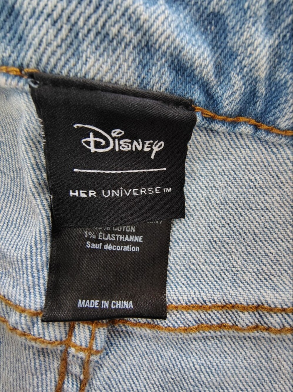 Disney Mickey Mouse Light Wash Denim Jeans Size 3. - Picture 9 of 12